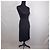 Vestido de seda negra Lanvin Paris Negro - vista 3