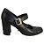 Stéphane Kelian Babies Décolleté in Pelle Intrecciata Nera Nero
