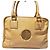Borsa Loewe Amazona in pelle effetto coccodrillo gialla Giallo