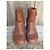 Autre Marque Botines Fitflop de cuero marrón claro - vista 4