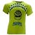 Camiseta de cuello redondo en algodón verde con estampado gráfico de Balenciaga Parfums