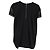 Camiseta de algodão preta com mangas curtas de renda Michael Kors Preto - vista 3