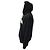 Everyday Balenciaga Back Flip Logo Hoodie aus schwarzer Baumwolle - Ansicht 2