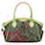 Louis Vuitton Tivoli PM Handbag Brown PVC Leather Cloth  ref.1786942