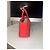Borsa tote Gucci Swing Teddy Bear rossa in pelle Rosso - vista 3