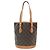 Louis Vuitton Bucket PM Monogram Marrone Tela Marrone scuro Monogramma