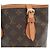 Louis Vuitton Bucket PM Monogram Marrone Tela Marrone scuro Monogramma - vista 8