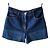 Pantaloncini Chanel Logo CC Gigante Blu Cotone