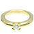 Anello Cartier C Setting in oro giallo - vue 5