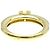 Anello Cartier C Setting in oro giallo - vue 7