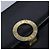 Céline Borsa a spalla CELINE in pelle nera e oro Auth 97448 Nero D'oro - vista 17