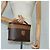 Céline Bolsa de mão em lona Macadam CELINE em couro PVC marrom Auth ar12788 - vista 21