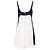 Autre Marque Abito Colorblock di Narciso Rodriguez Bianco - vista 2