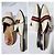 Gucci Double G Logo Leder-Mules Off-White Größe 40 - Ansicht 4