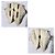 Sneakers Gucci Rhyton Interlocking G Star Off-White Taglia 34 - vista 7
