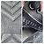 Chanel 2018 Interlocking CC Logo Sneakers Schwarz/Silber Größe 37 Silber Hardware - Ansicht 10