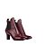 LOUIS VUITTON - Botas de tobillo de cuero burdeos de Louis Vuitton