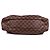 LOUIS VUITTON - Borsa a spalla Louis Vuitton Evora MM in tela damier ebano Marrone - vista 4