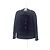 Cambon Chanel 1992 leather button suit set Blue