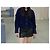Cambon Chanel 1992 leather button suit set Blue - view 2