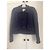 Cambon Chanel 1992 leather button suit set Blue - view 4