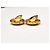 Orecchini a bottone in cristallo vintage Chanel Gold hardware - vista 7