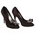 Giuseppe Zanotti Wildleder Pumps Prune mit Lederblume Pflaume