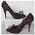 Giuseppe Zanotti Wildleder Pumps Prune mit Lederblume Pflaume - Ansicht 5