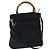 Borsa a mano in nylon GUCCI Bamboo 2way nera 002 3754 0506 Auth ep3379 Nero