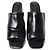 Autre Marque Charles and Keith Square Toe Heel Mules Black Size 38