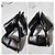Autre Marque Charles and Keith Square Toe Heel Mules Black Size 38 - view 7