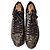 Fendi Zucca Canvas- und Leder-Sneaker in Tabakbraun/Schwarz Größe 6 und halb