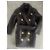 Abrigo negro de lana con cinturón Balmain pour H&M - vista 6