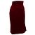 Falda SAINT LAURENT T.FR 38 Terciopelo Roja