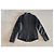 Autre Marque Schwarze Lederjacke oder schwarzes Replay-Leder-Perfecto Größe T.S Neu - Ansicht 2