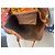 Borsa da viaggio Loewe in pelliccia verde giallo marrone Marrone chiaro Marrone scuro - vista 19