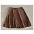 Autre Marque Falda trapezoidal marrón con lunares blanco roto talla 36 Castaño - vista 3