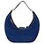 Borsa Fendi Baguette Croissant in lana blu - vista 4