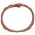 Ceinture taille laser Alaïa en cuir marron - vue 2