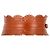 Ceinture taille laser Alaïa en cuir marron - vue 3