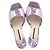 Mule Mid Flo Flamingo da Sophia Webster em couro rosa - vista 3