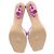 Mule Mid Flo Flamingo da Sophia Webster em couro rosa - vista 6