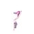 Mule Mid Flo Flamingo da Sophia Webster em couro rosa - vista 8