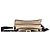 Marni Trunk Mini Farbblock Schultertasche aus beigem Leder - Ansicht 4