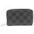 Portafoglio Zippy Damier Graphite Louis Vuitton Nero