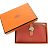 Monedero Hermès Dogon Swift Crevette Roja Coral - vista 3