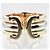 Anello 2C Cartier in oro 18K - vista 5