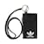 Everyday Balenciaga adidas Trefoil Leather Neck Strap Fragment Case Black  ref.1789924