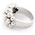 ANELLO BOUCHERON GRAINS DE RAISINS 51 NUOVO IN ORO BIANCO 18K Argento - vista 3