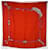 Cartier Bufanda de seda "Must" Plata Roja Azul